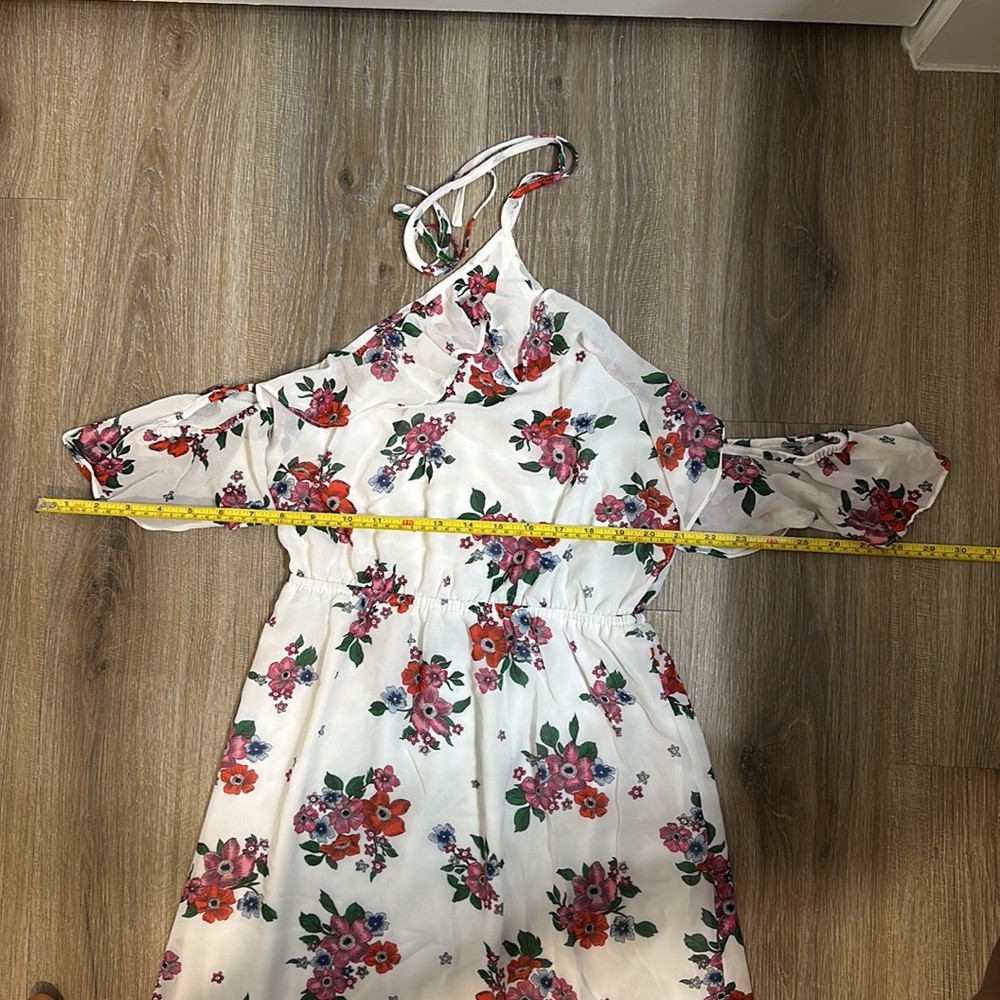 H&M NWOT Halter floral maxi dress WITH SLIP - Picture 6 of 7